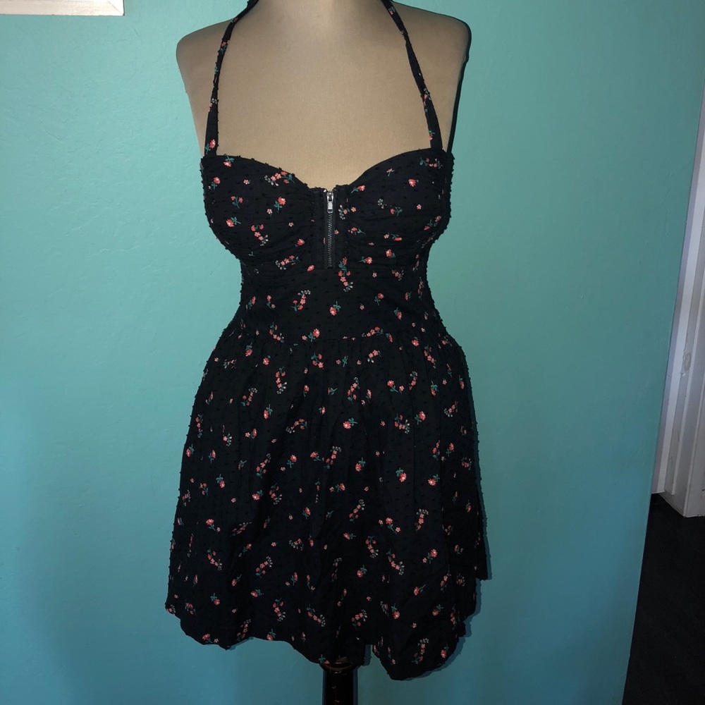 Guess Poplin floral Bustier Dress
